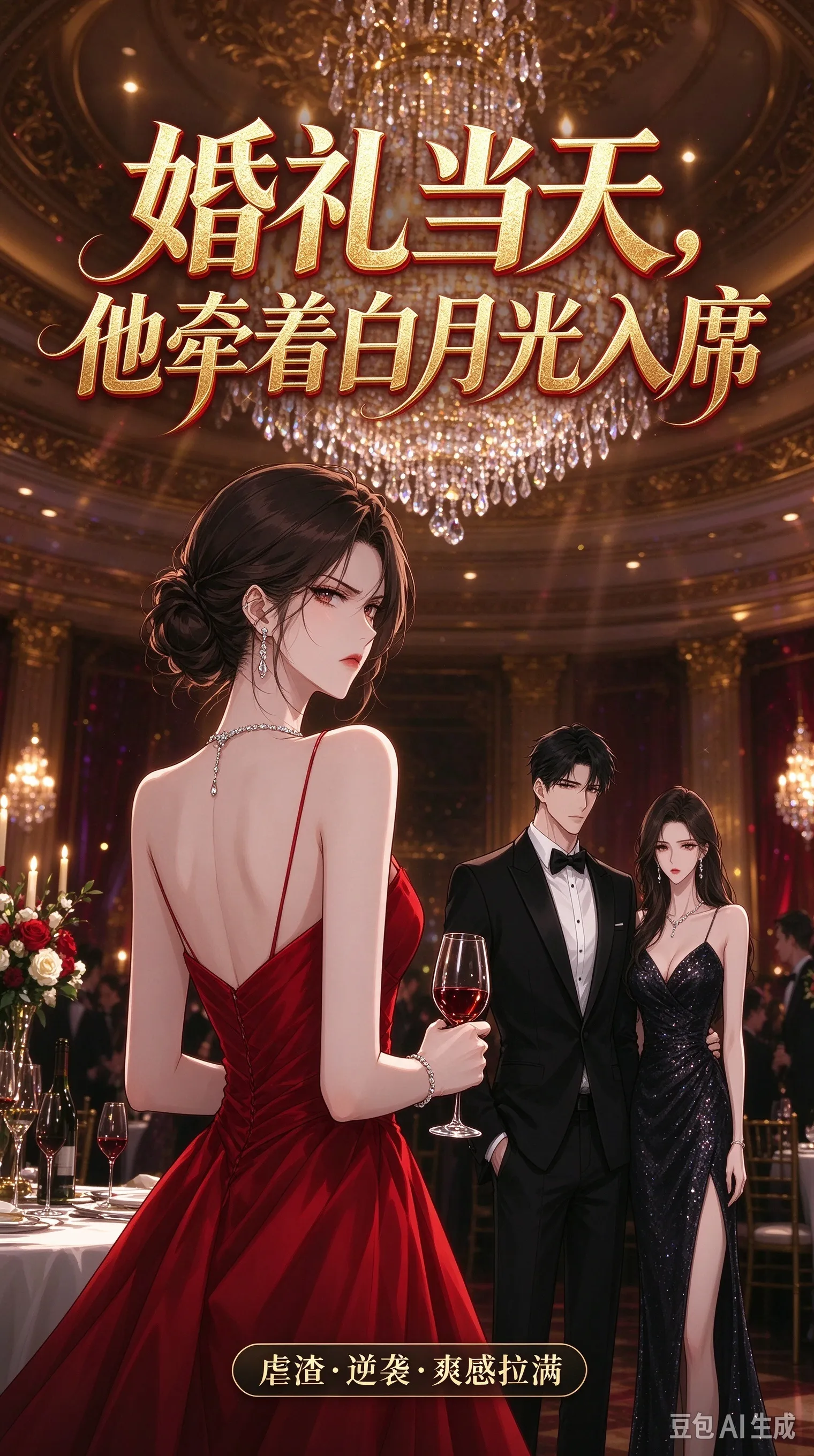 婚礼当天他牵着白月光入席